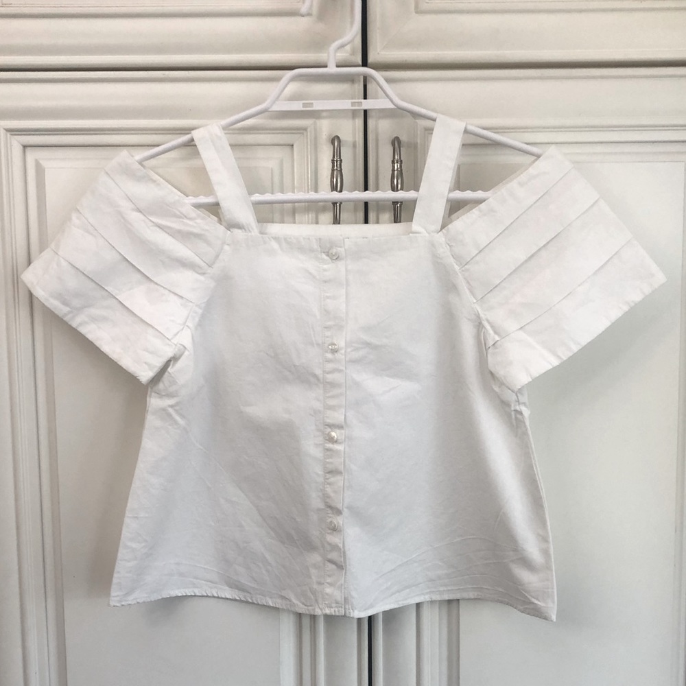 Zara Girl’s crop cotton blouse